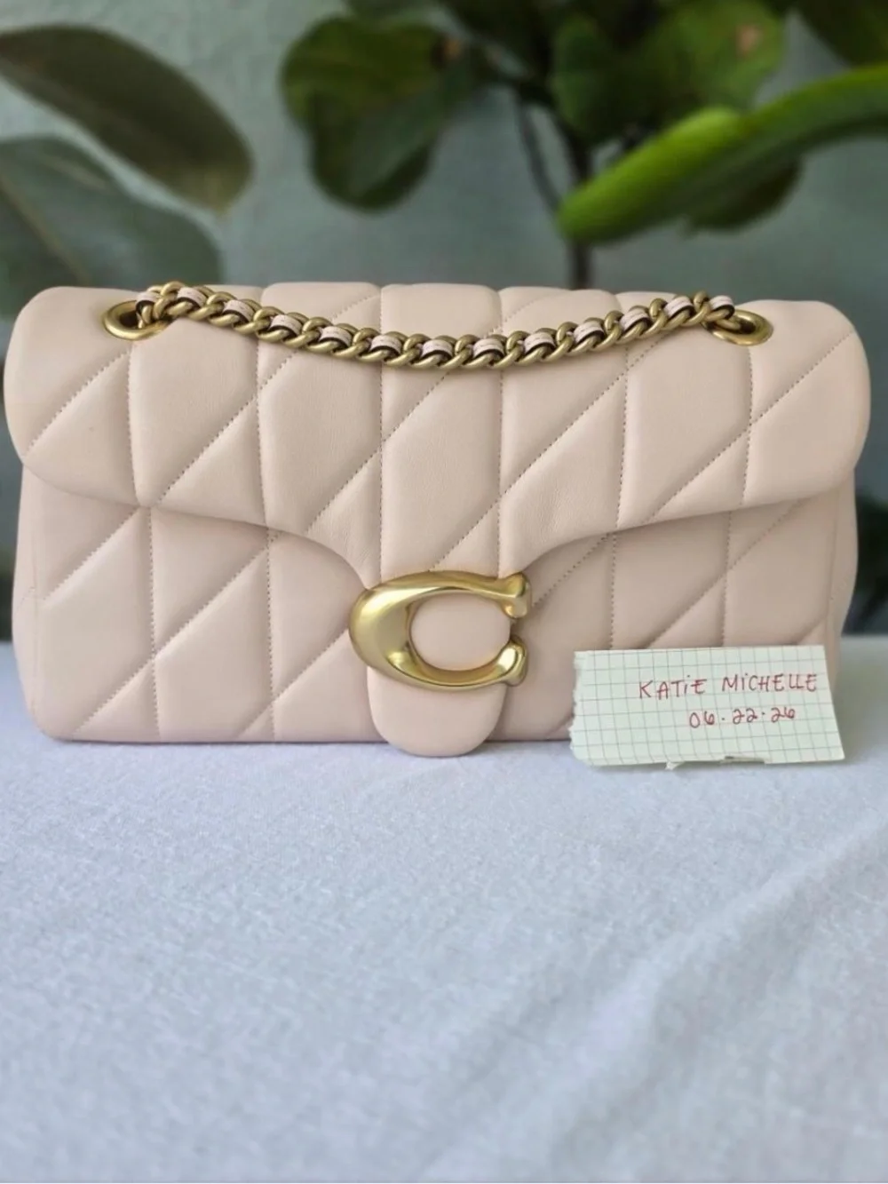 Coach Quilted Tabby 26 - BLUSH